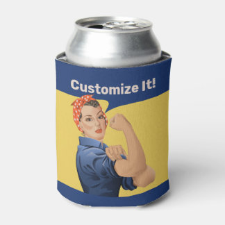 Porta-lata Rosie the Riveter