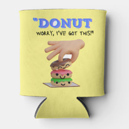 Porta-lata Rosquinha preocupada eu tenho isso