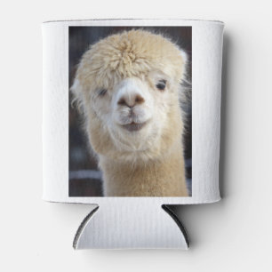 Porta-lata Rosto de alpaca fofo