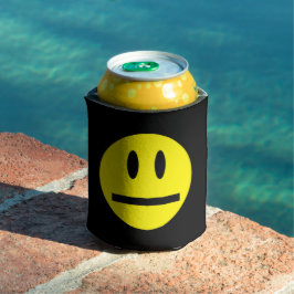 Porta-lata Rosto Feliz e Amarelo Brilhante