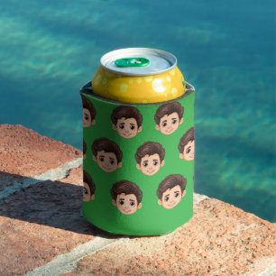 Porta-lata Rostos de crianças personalizados divertidos Festa
