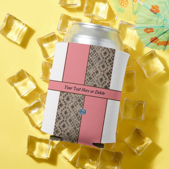 Porta-lata Rótulo -Can (Peach LED S.C.C.) SDCesines ©️ 2023 (Verão in situ)