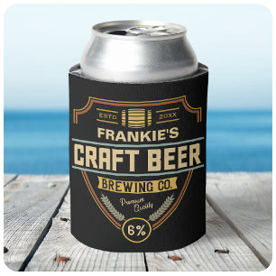 Porta-lata Rótulo de Cerveja Artesanal Personalizado Companhi