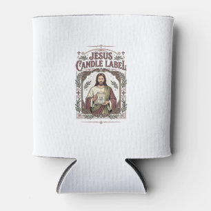 Porta-lata Rótulo de Vela Jesus Vela Jesus Fé Cristã Vi