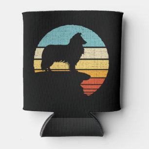 Porta-lata Rough Collie Owner Retro Vintage 60s 70s Cachorro