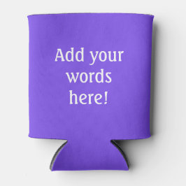 Porta-lata Roxo Personalizado