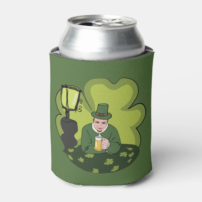 PORTA-LATA "RUAS FELIZES. DIA DE PATRICK" LEPRECHAUN (Can Front)