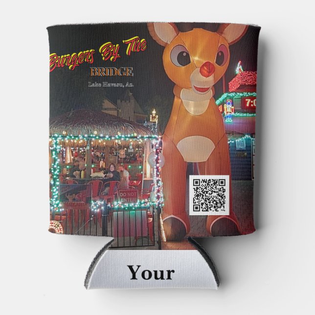 Porta-lata Rudolph na Burgers pela Ponte (Frente)