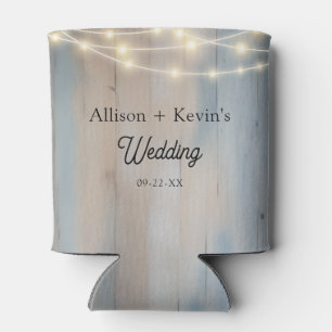 Porta-lata Rustic Country Weding Can Cooler