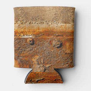 Porta-lata Rustic Metal: Fundo Texturizado Pesado