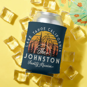 Porta-lata Rustic Vintage Family Reunion Retro Sunset