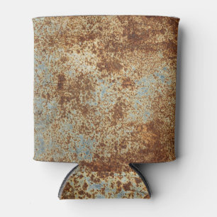 Porta-lata Rusty Metal: fundo do painel texturizado.