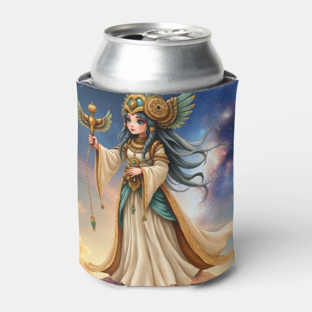 Porta-lata Sacerdotisa Celestial da Pirâmide Dourada. (Can Front)
