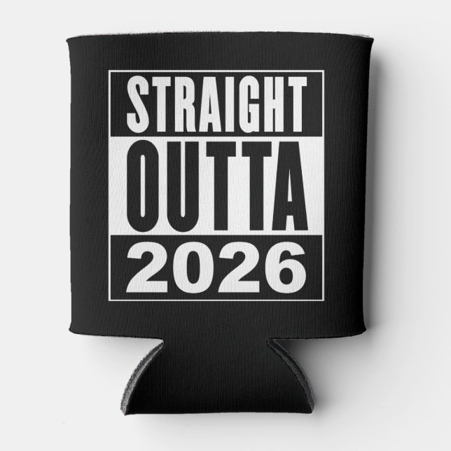 Porta-lata Saiu direto de 2026 (Frente)