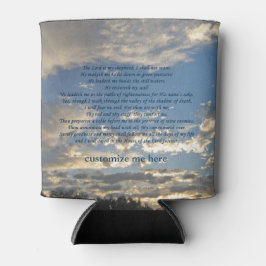 Porta-lata Salmo 23 Bela Bíblia Cristã Verse Church