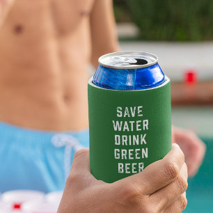 Porta-lata Salvar o Dia de São Patrício da cerveja do ver
