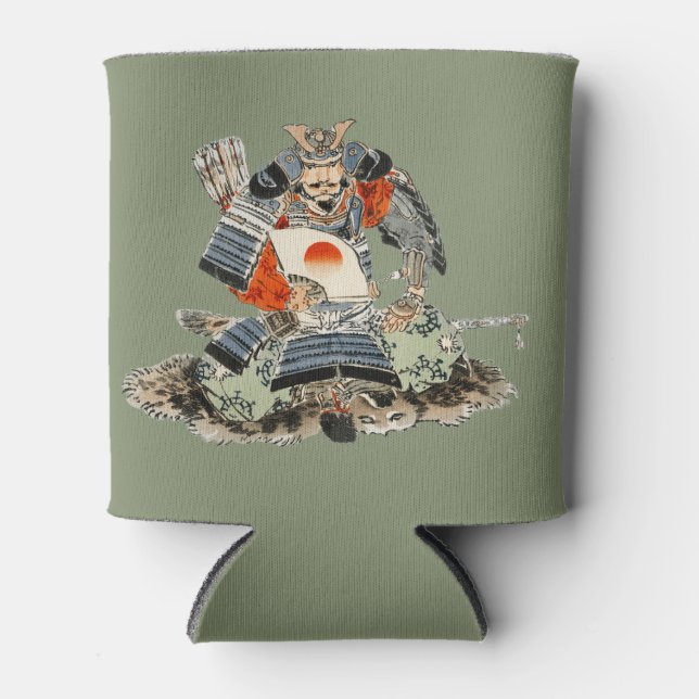 Porta-lata Samouraï assis (Frente)