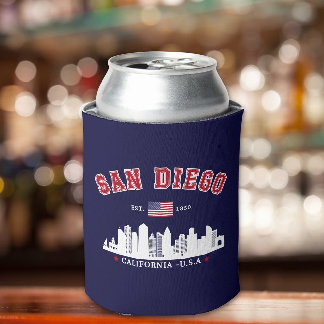 Porta-lata San Diego Skyline Golden State Style (Criador carregado)