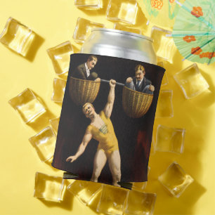 Porta-lata Sandow Eugen Sandow Vaudeville Weightlifter