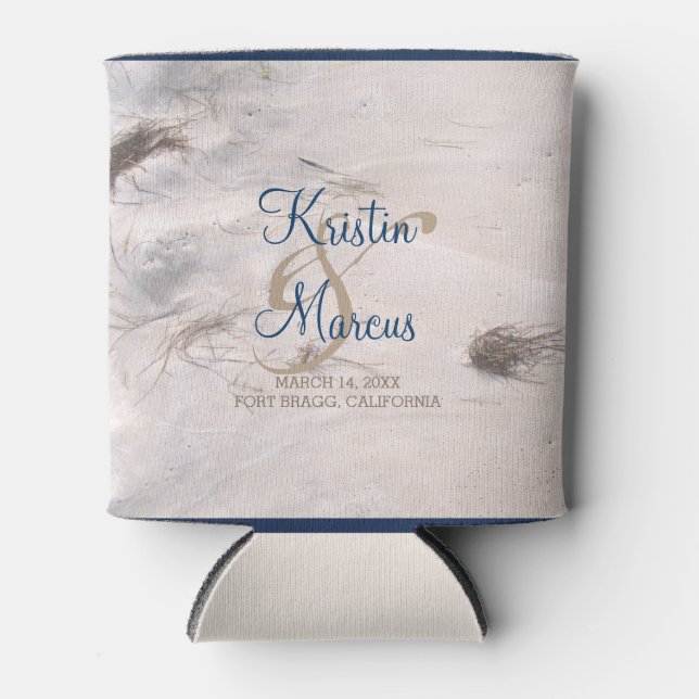 Porta-lata Sandy Beach Wedding (Frente)