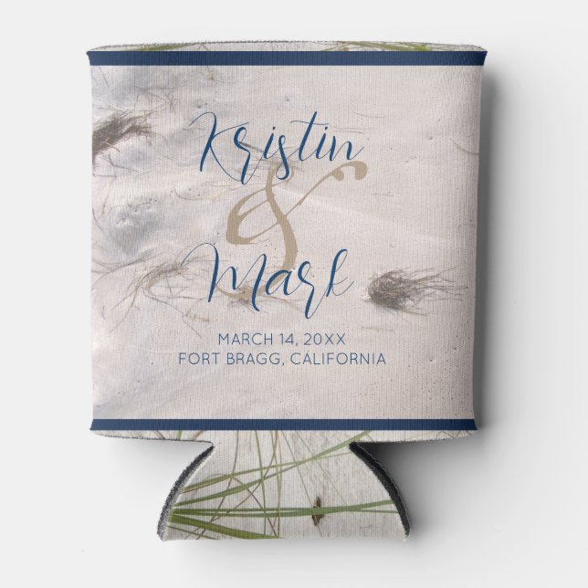 Porta-lata Sandy Beach Weding 2 Can Cooler (Frente)