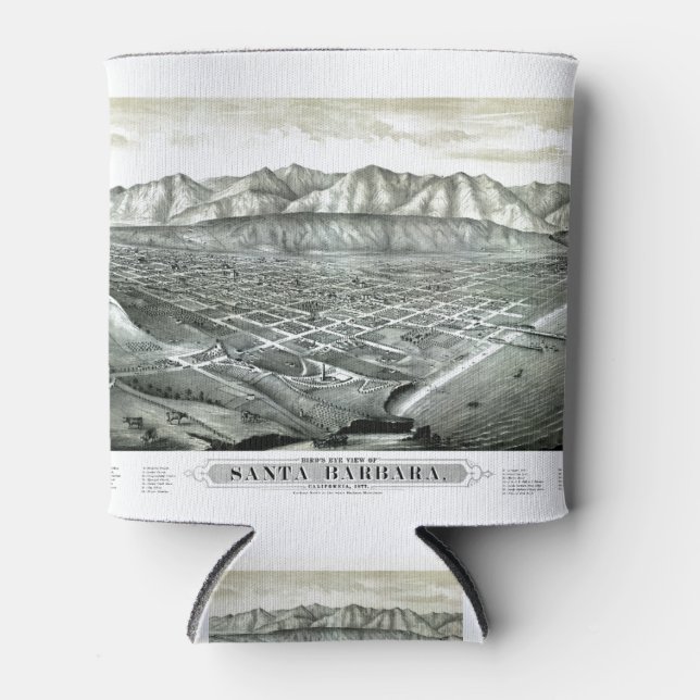 Porta-lata Santa Barbara-California-United States-1877 (Frente)
