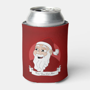 Porta-lata Santa Claus Cartoon Can Cooler