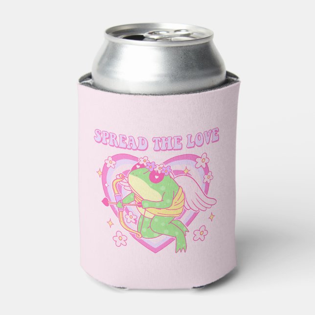 Porta-lata Sapo Cute Cupid - Espalhe o Amor (Can Front)