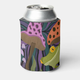 Porta-lata Sapo De Árvores E Cogumelos