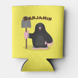 Porta-lata Sapo feliz bonito com desenho animado