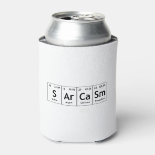 Porta-lata SArCaSm Elementos de Mesa Periódicos Química de
