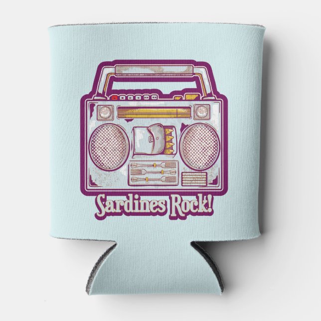 Porta-lata Sardinha engraçada estéreo (Frente)