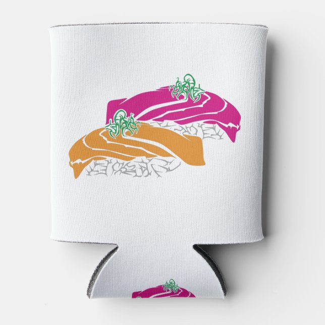 Porta-lata Sashimi Sushi (Frente)