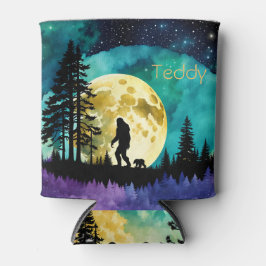 Porta-lata Sasquatch e Urso na montanha *personalize*