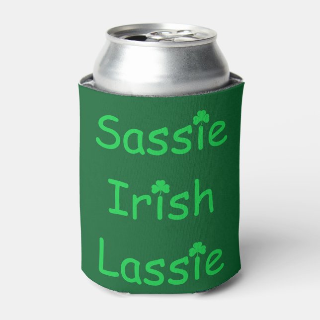 Porta-lata Sassie Irish Lassie (Can Front)