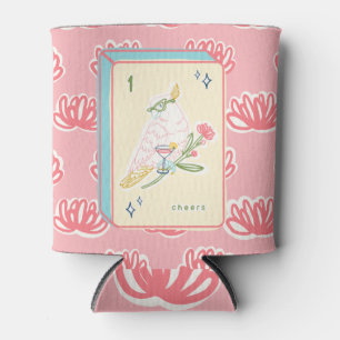 Porta-lata Saúde a Bird Mahjong Can Cooler