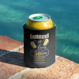 Porta-lata Saúde e Cerveja a 50 anos de Festa de aniversári