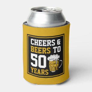 Porta-lata Saúde e cerveja aos 50 anos 50 anos 50 anos