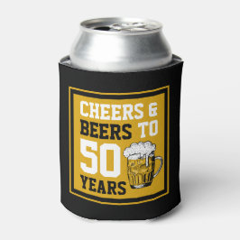 Porta-lata Saúde e cerveja aos 50 anos 50 anos 50 anos