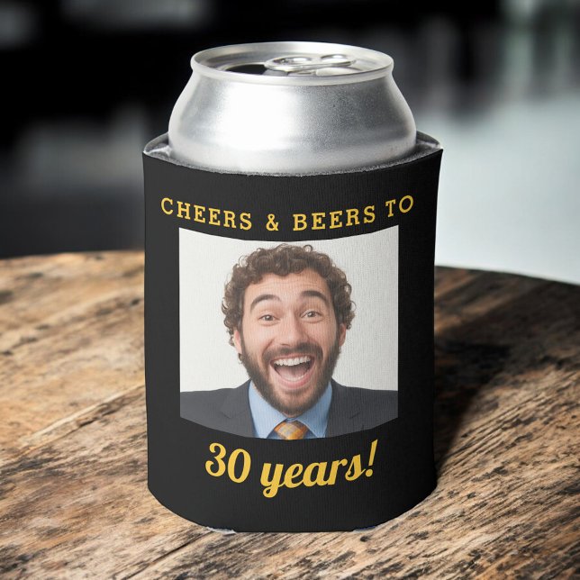 Porta-lata Saúde e Cervejas 30 anos Foto de aniversário (Criador carregado)