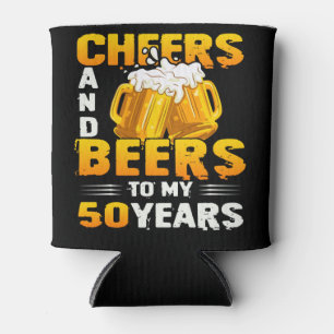 Porta-lata Saúde E Cervejas Aos Meus 50 Anos 50º Presente D