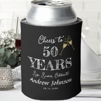 Porta-lata Saúde Para 50 Anos, Sip Savor Celebra! Aniversário
