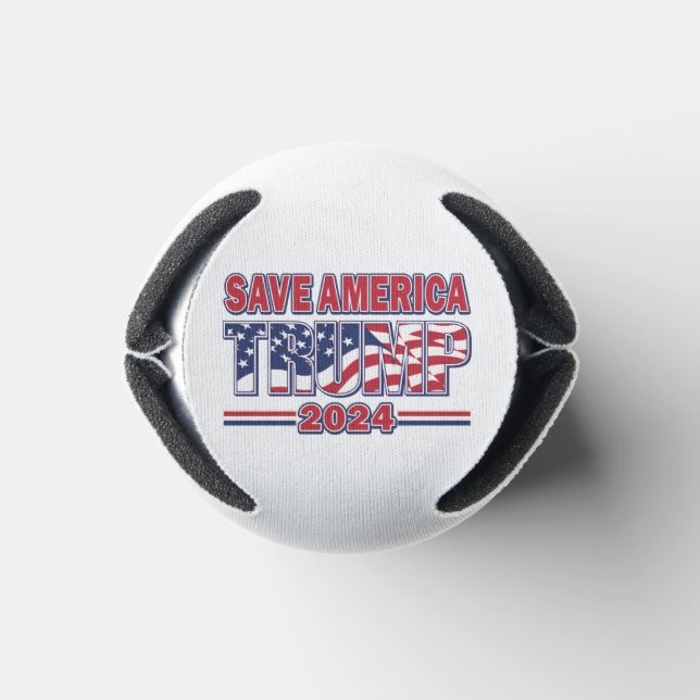Porta-lata Save America Trump 2024 (Parte inferior)