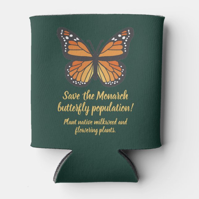 Porta-lata Save the Monarch butterfly (Frente)