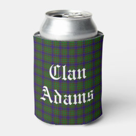 Porta-lata Scottish Clan Adams Tartan