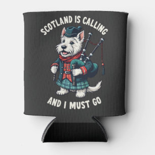 Porta-lata Scottish Terrier Dog Scotland Está Chamando E Eu P