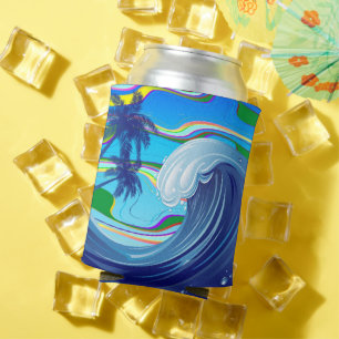 Porta-lata Sea Ocean big Wave Water 