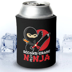 Porta-lata segundo Grau Ninja Chute Primeiro Dia De Volta À E