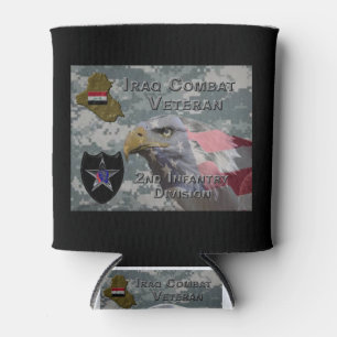 Porta-lata segundo Infantry Div Iraque Combate Veterano