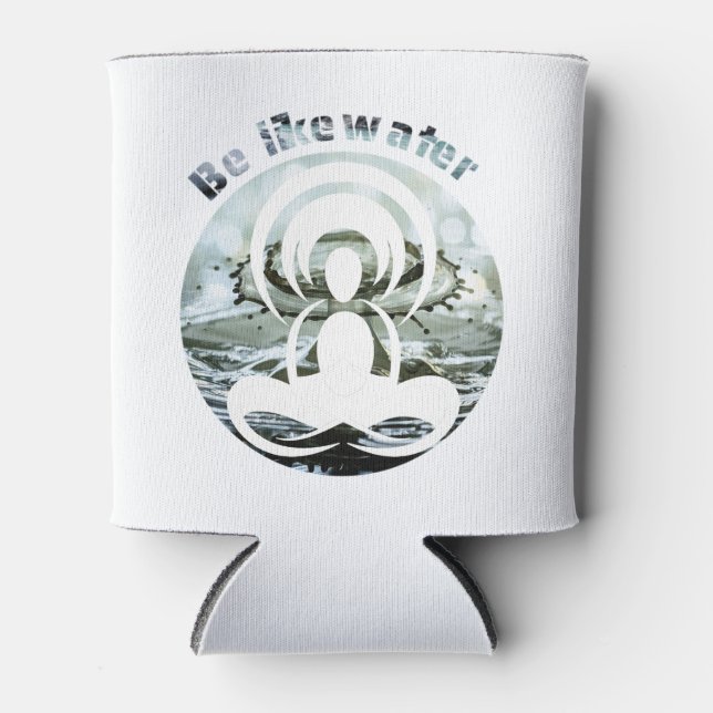 Porta-lata Seja como água diariamente (Frente)